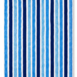 Beach Towel 0700 - Design 400 - 090x180cms - Stripes - Fringe - 740GRAMS