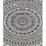 Beach Towel 0900 - Design 106 - 100x180cms - Paisley - 989GMS