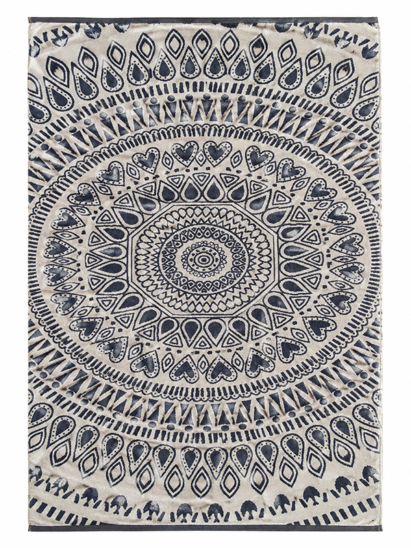 0900D106_Beach_Towel_Paisely_090x190cms_989gms Beach Towel 0900 - Design 106 - 100x180cms - Paisley - 989GMS - Image 1