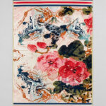 Beach Towel 0900 - Design 107 - 100x180cms - Abstract Ink - 900GMS
